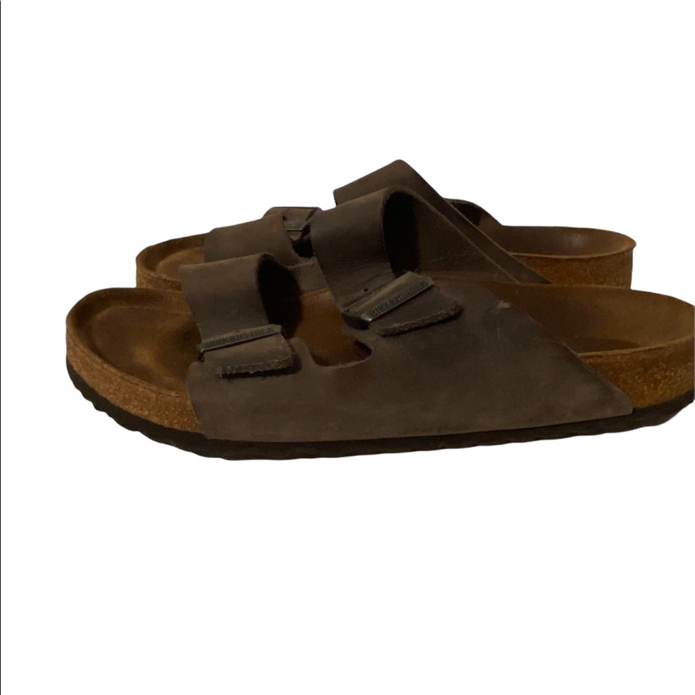 BIRKENSTOCK Arizona Soft Footbed Taupe Suede Sandal Womens Size 41